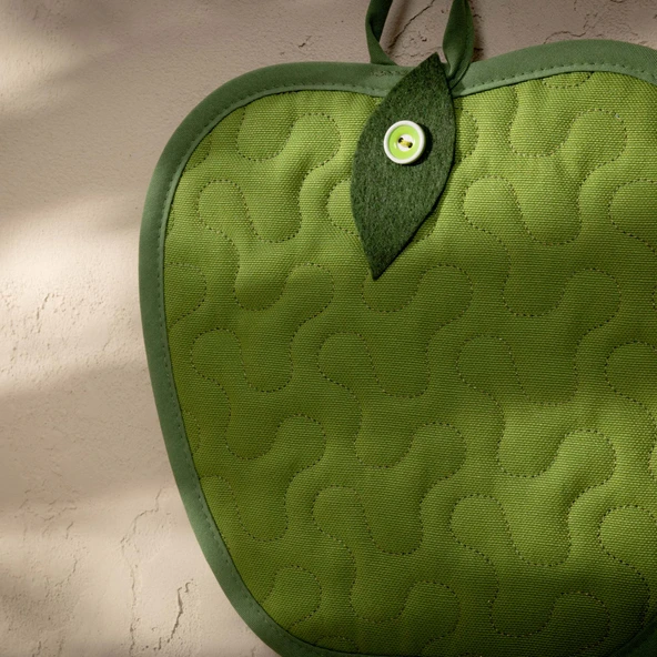 Soft Apple Tutaç - Yeşil - 21x18 cm - Resim 3