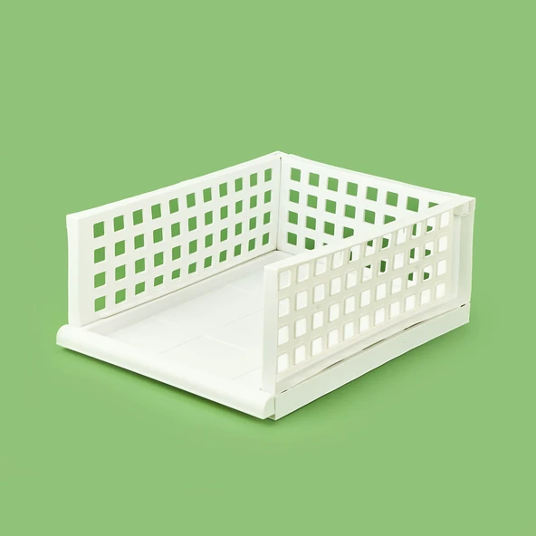 Maxi Tekli Set Akıllı Raf - Beyaz - 34x45x18 cm ürün görseli 1