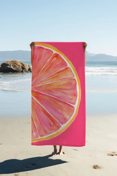 Dijital Baskı Plaj Deniz Havlusu 80 X 160 cm Peştamal HVL0275 RENKLİ 80 X 160 ürün görseli 1