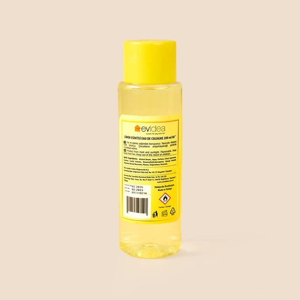 Limon Kolonyası - Şeffaf - 200 ml - Resim 2