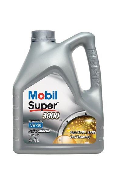 Mobil Super 3000 Formula FE 5W-30 4 lt Motor Yağı ürün görseli 1