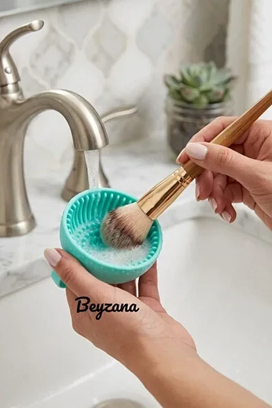Beyzana Makyaj Fırçası Temizleme Kabı ürün görseli 1