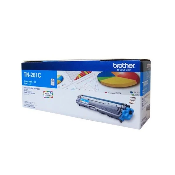 Brother TN-261C 1.400 Sayfa Cyan Mavi Toner HL-3150-3170 MFC-9140-9330 ürün görseli 1