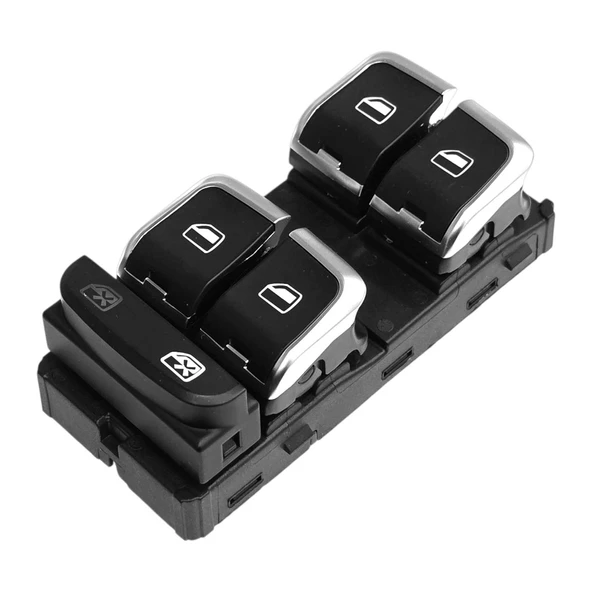 Audi Q2 2021-2026 Sol Ön Dörtlü Cam Düğmesi Krom 8V0959851G ürün görseli 1