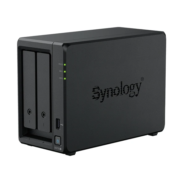 SYNOLOGY 2diskli Ryzen 1600-4GB RAM-2.5GbE Nas Server DS725 PLUS - Resim 3