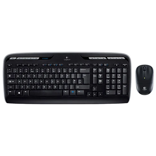 Logitech MK330 Q Kablosuz Usb Siyah Multimedya Klavye/Mouse Set 920-003988 ürün görseli 1