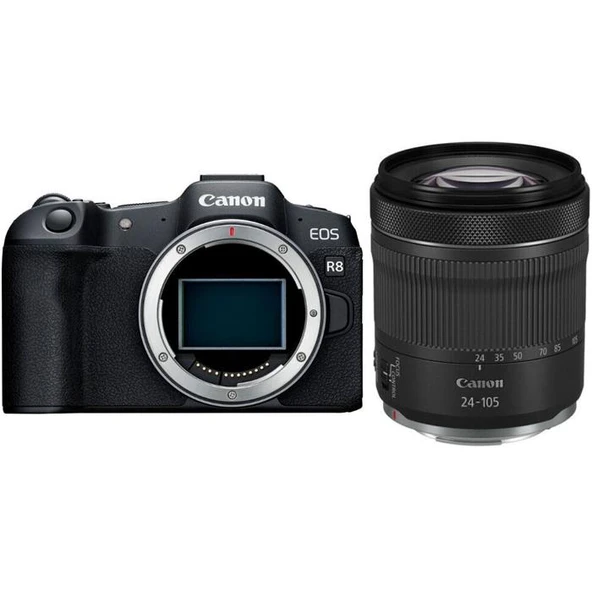 Canon EOS R8 RF 24-105mm f/4-7.1 IS STM Lens Aynasız Fotoğraf Makinesi ürün görseli 1