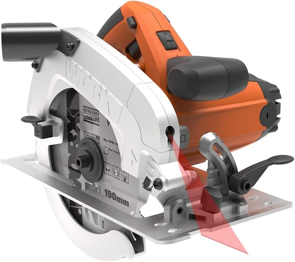 Worx WX445 1600 W Lazerli Daire Testere ürün görseli 1
