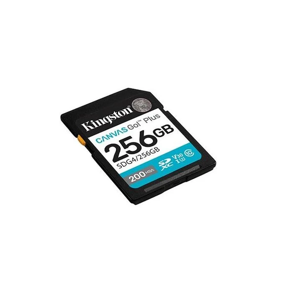 Kingston 256GB SD Canvas Go+ SDG4/256GB - Resim 2