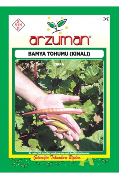 Kınalı Bamya Tohumu 25 gr ürün görseli 1
