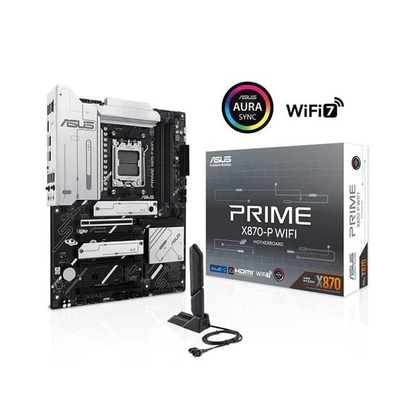 ASUS PRİME X870-P Wİ-Fİ AMD AM5 DDR5 ATX ANAKART ürün görseli 1