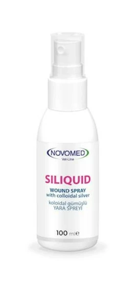 Novomed Siliquid Kedi ve Köpek Yara Bakım ve Temizleme Spreyi 100 ml (Acısız İlk Yardım, Kesik ve Sıyrık Onarıcı) ürün görseli 1