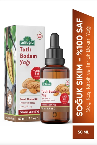 Badem Yağı Tatlı 50ml %100 Saf Tatlı Badem Yağı ürün görseli 1