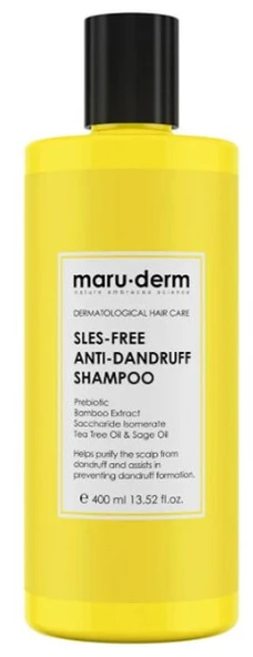 Maruderm Kepeğe Karşı Etkili Sülfatız Şampuan Normal Yağlı Saçlar Sülfatsız Tuzsuz Vegan 400 ml ürün görseli 1