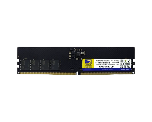 TWINMOS 16GB DDR5 4800MHZ CL40 PC RAM VALUE TMD516GB4800U40 ürün görseli 1