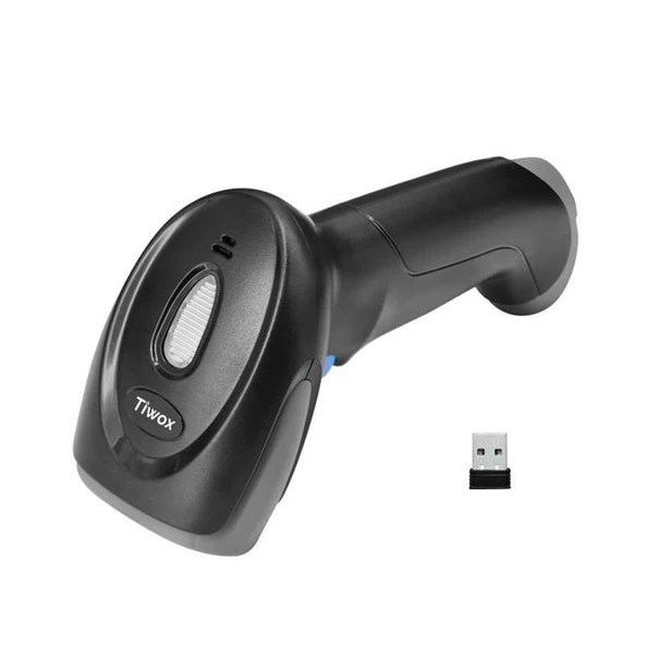 Tıwox Vsk-227 1D Lazer Kablosuz Barkod Okuyucu Batarya + Mını Usb Dongle ürün görseli 1