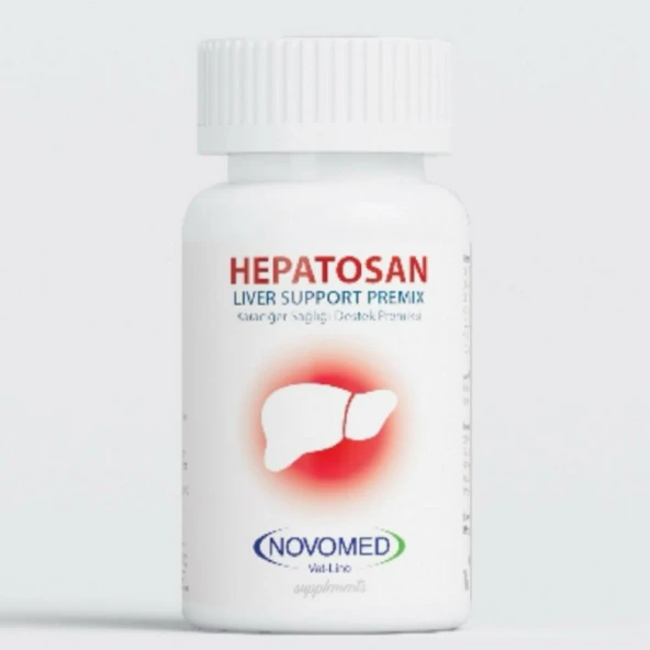 Novomed Hepatosan Kedi ve Köpek Karaciğer Destekleyici Premiks Toz 60 gr (Silymarin, L-Metiyonin, Çinko, Bidra Mayası) ürün görseli 1