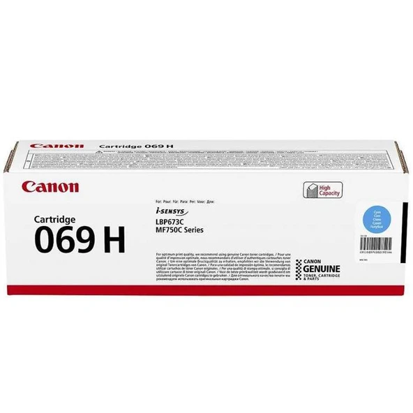 Canon CRG-069H C Mavi Toner 5.500 Syf. ürün görseli 1