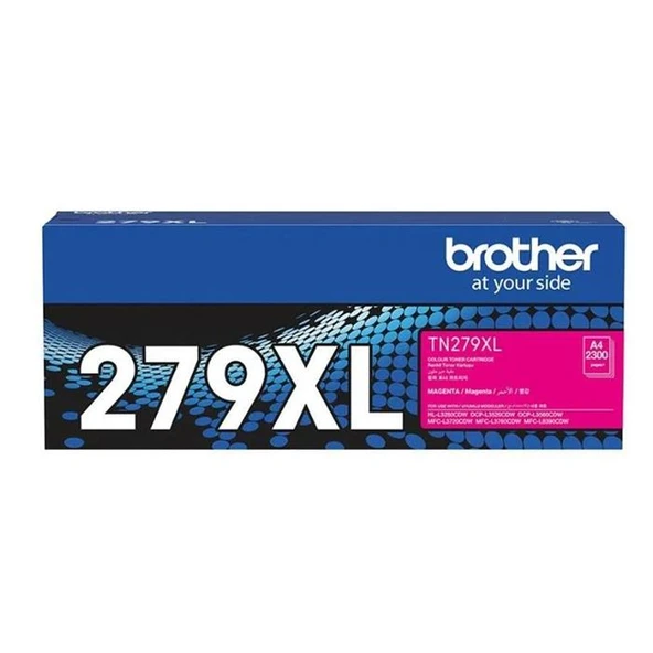 Brother TN-279XLM Magenta Kırmızı Toner HL-L3280CDW  DCP-L3520-3560 MFC-L3720-3760-8390 2.300 Sayfa ürün görseli 1