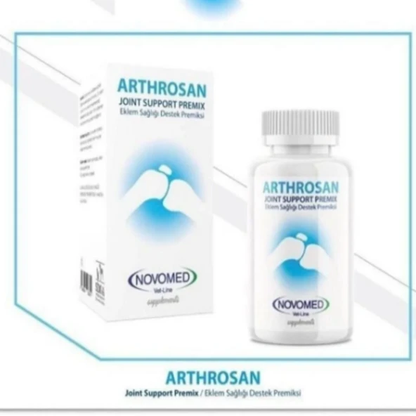 Novomed Arthrosan LB 60 Tablet - Kedi ve Köpek İçin Eklem, Kıkırdak ve Hareket Destekleyici ürün görseli 1
