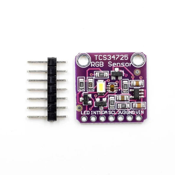 TCS34725 Renk Sensör Modülü Color Sensor RGB Recognition - Resim 3