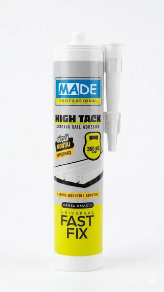 Professional Fast Fix Korniş Yapıştırıcı - 350 KG Taşıma Kapasiteli High Tack Güçlü Montaj Yapıştırıcısı ürün görseli 1