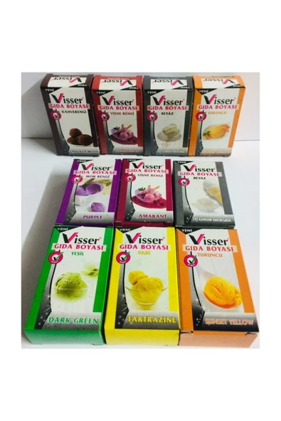 6 Renk Toz Gıda Boyası Net 9 Gr. G.b ürün görseli 1