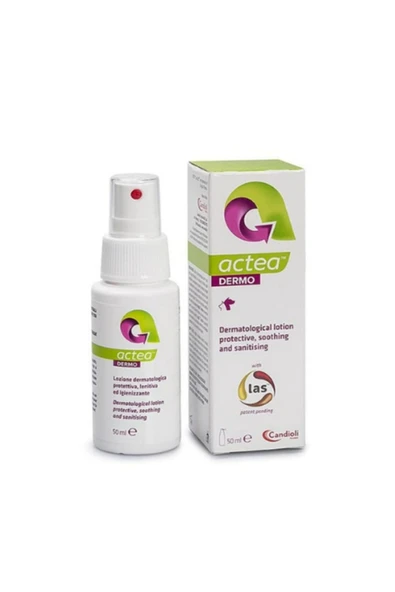 candioli Actea Dermo 50 ml Kedi & Köpek Giderici Deri Bakım Spreyi (Kötü Koku ve Mantar Karşıtı) ürün görseli 1