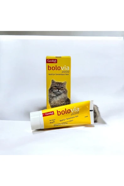 candioli Bolovia Pasta Kedi Için Tamamlayıcı Yem 50gr. (KEDİ MALTI) ürün görseli 1
