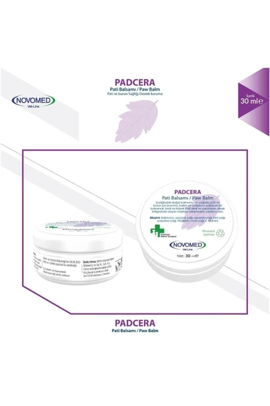 novomed Padcera Pati Balsamı / Paw Balm -skt 02.2028- ürün görseli 1