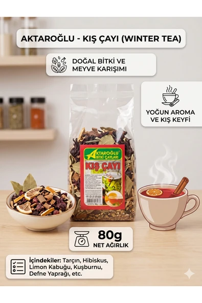 Kış Çayı Karışımı %100 Doğal Bitki Çayı – , Katkısız, Aromatik Kış Bitki Çayı ürün görseli 1