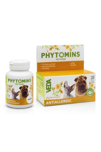 Vedavet Phytomıns Antiallergic Tablet Ve Alerji Için Tablet -skt 11.2026 ürün görseli 1