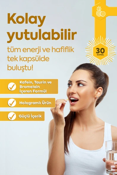 Bromelain İçeren Kapsül 30 Kapsül - Resim 4