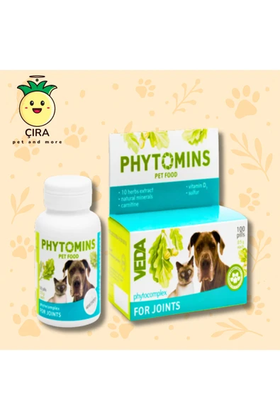 Vedavet PHYTOMINS for JOINTS – Eklem Sağlığı İçin Bitkisel Destek ürün görseli 1