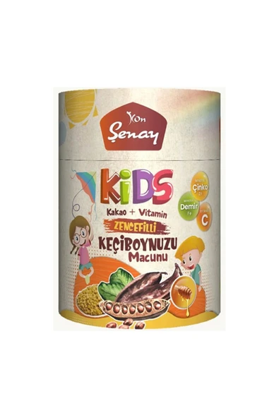 Kids Keçiboynuzu Macunu 240 Gr Kakao Vitamin Zencefilli ürün görseli 1