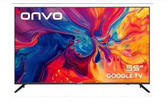 Onvo 55VL90N4UA 55'' 4K Ultra Hd Google Tv  Dahili Uydu Alıcılı  Netflix Youtube  2026 Model Smart LED Tv ürün görseli 1