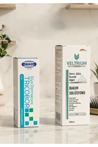 Veltrium Yara ve Cilt Bakım Solüsyonu + TRİCOBOR 30 GR ürün görseli 1