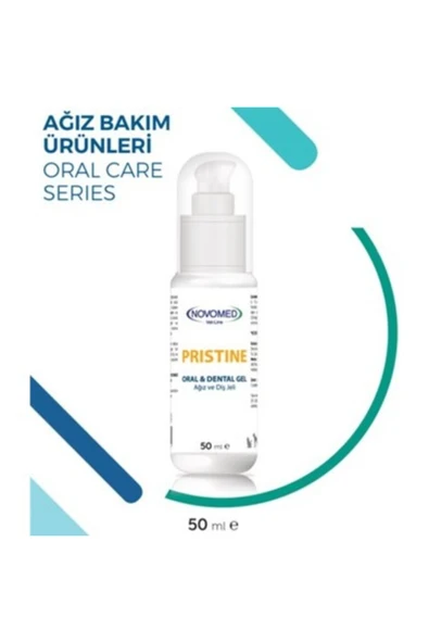 novomed Pristine 50 ml | Kedi & Köpek Ağız Kokusu Giderici ve Diş Taşı Önleyici Bakım Jeli ürün görseli 1