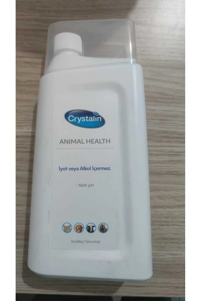 Cristaline Animal Health 1 Lt ( Yara Bakım Solüsyonu Ve Dezenfektan)07,26 ürün görseli 1