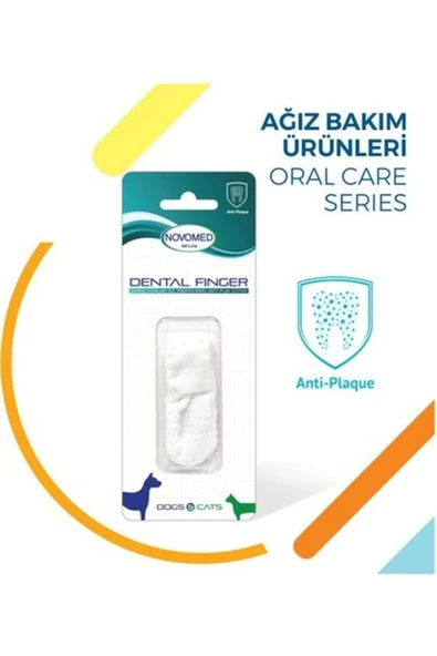 Orqinel Novomed Vetline Dental Finger Köpek Ve Kediler Için Diş Temizleyici ürün görseli 1