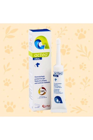 candioli Actea Oral Jel 15 ml – Kedi ve Köpek Ağız Sağlığı Destekleyici Jel -SKT 06/2030- ürün görseli 1