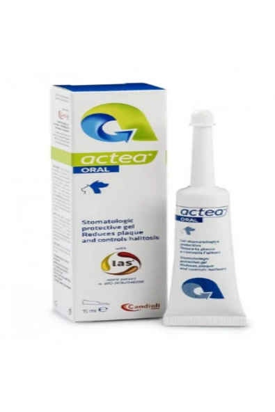 candioli Actea Oral Jel 15 gr Kedi & Köpek Ağız ve Diş Eti Bakım Jeli (Koku Giderici) ürün görseli 1