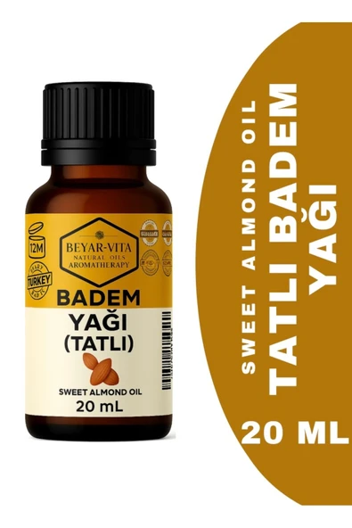 Tatlı Badem Yağı – 20 ml – – Katkısız – Doğal İçerik - soğuk sıkım ürün görseli 1
