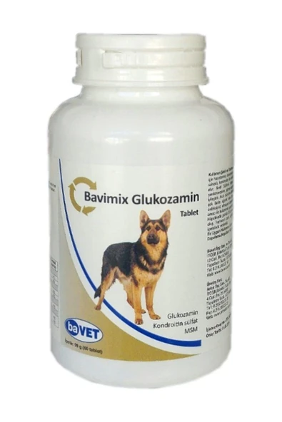 Bavet Köpek Eklem Tableti Bavimix Glukozamin 60 Tablet Kas Iskelet Ve Eklem Sağlığı Için ürün görseli 1