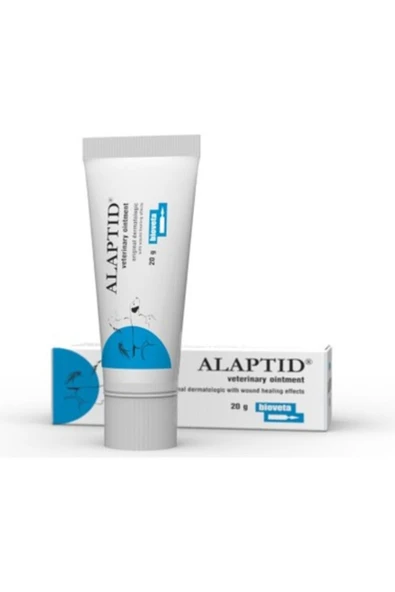 VET Bioveta Alaptid Kedi ve Köpek Yara Merhemi 20 gr (Kesik, Ameliyat İzi ve Pati Çatlağı Onarıcı) ürün görseli 1