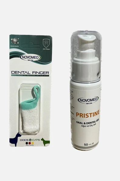 novomed Pristine | Dental Finger | 2 lü Paket | Ağız ve Diş Sağlığı | Kedi | Köpek ürün görseli 1