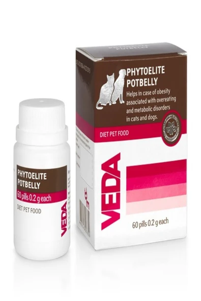 Vedavet Veda Phytoelite Potbelly Kedi Köpek Kilo Kontrlü İçin 50 Tablet -skt 09.2026- ürün görseli 1
