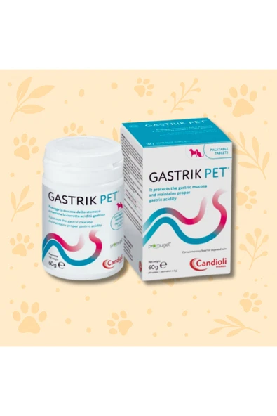 candioli GASTRIK PET 30 Tb. - Köpek ve Kedi İçin Gastrik Asiditeyi Takviye Yem -skt 12/2027- ürün görseli 1
