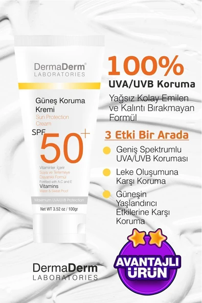 Güneş Koruma Kremi Spf 50 100ml - Resim 6