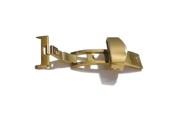 Fado  Saat Kordon Klipsi Kelebek Saat Tokası    altın rengi   20 mm  Çelik (NOT  : 22 MM  KORDONA UYGUN) ürün görseli 1